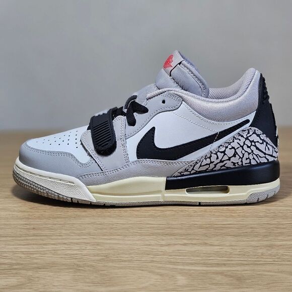 Nike Air Jordan Legacy 312 Low Grey Cement Women's 6.5 Black White CD9054-101 SE - Picture 14 of 16